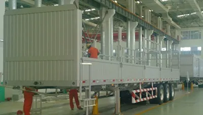 ハーフオープントレーラー向け構造部材